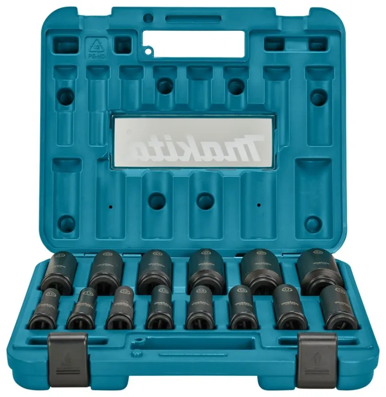 Makita Accessoires E-16586 Kit de force IMP ½ 14 pièces