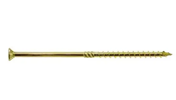 Technofast HBS-60240-VT30 Vis à bois 6.0 X 240 mm Jaune zingué Torx 30