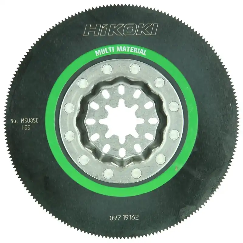 HIKOKI Accessoires 782788 Lame d‘outil multi-matériaux HSS STARLOCK MSU85C