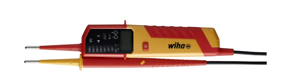 Wiha 44319 Testeur de tension et de continuité eMobility 12 - 1 000 V AC, CAT IV