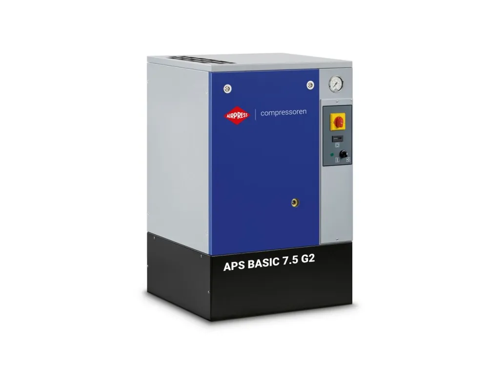 Airpress 362807 Compresseur à vis APS 7.5 Basic G2 10 bar 7.5 hp/5.5 kW 780 l/min