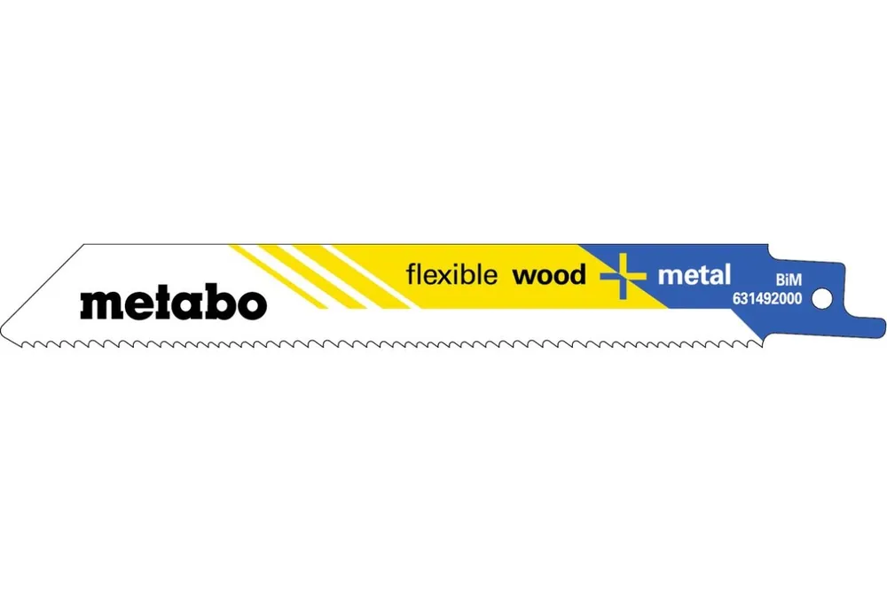 Metabo Accessoires 628246000 Lames de scie à guichet (25 pcs) BiM 150x0.9/1.8-2.6
