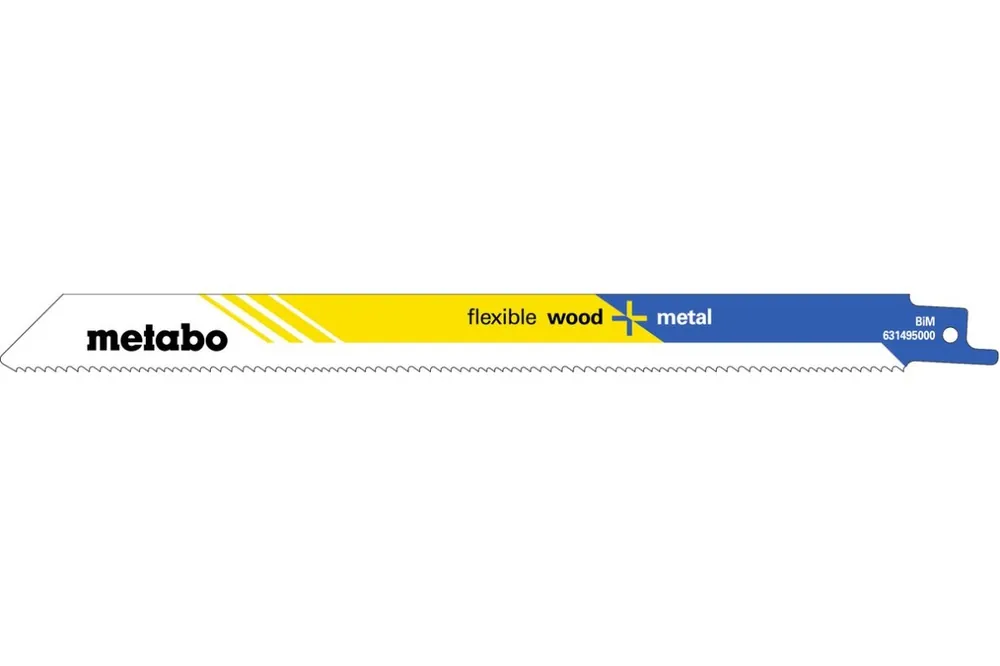 Metabo Accessoires 628247000 Lames de scie à guichet (25 pcs) BiM 225x0.9/1.8-2.6