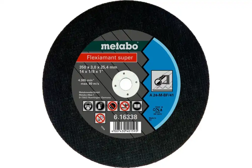 Metabo Accessoires 616338000 Disque à tronçonner Ø 350x3,0x25,4mm acier Flexiamant super
