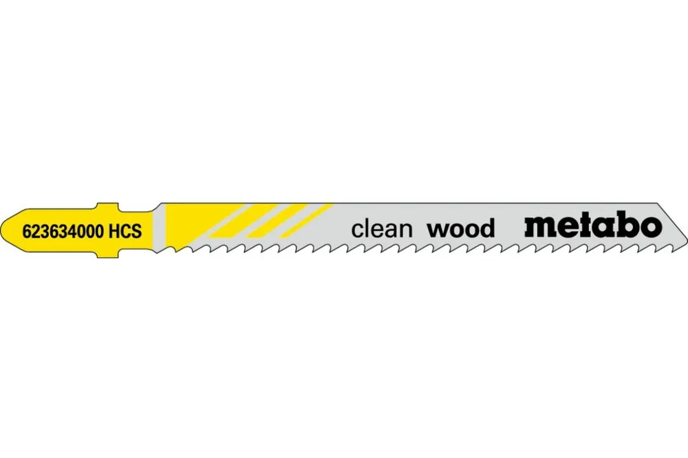 Metabo Accessoires 623961000 Lames de scie sauteuse (3 pièces) 74/2,5 mm HCS