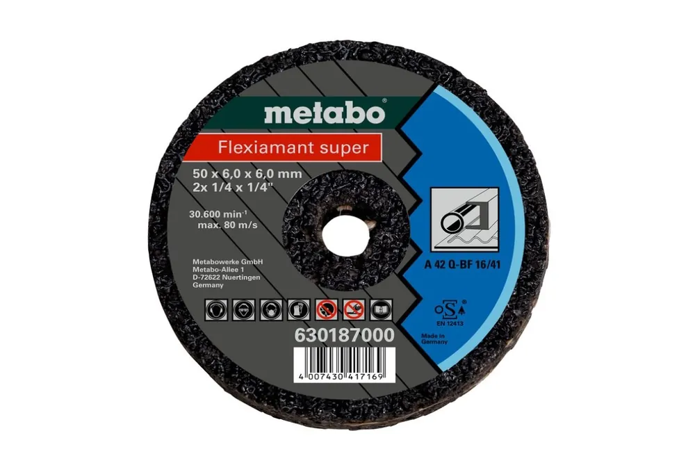 Metabo Accessoires 630187000 Disque abrasif Ø 50x6 mm A 24