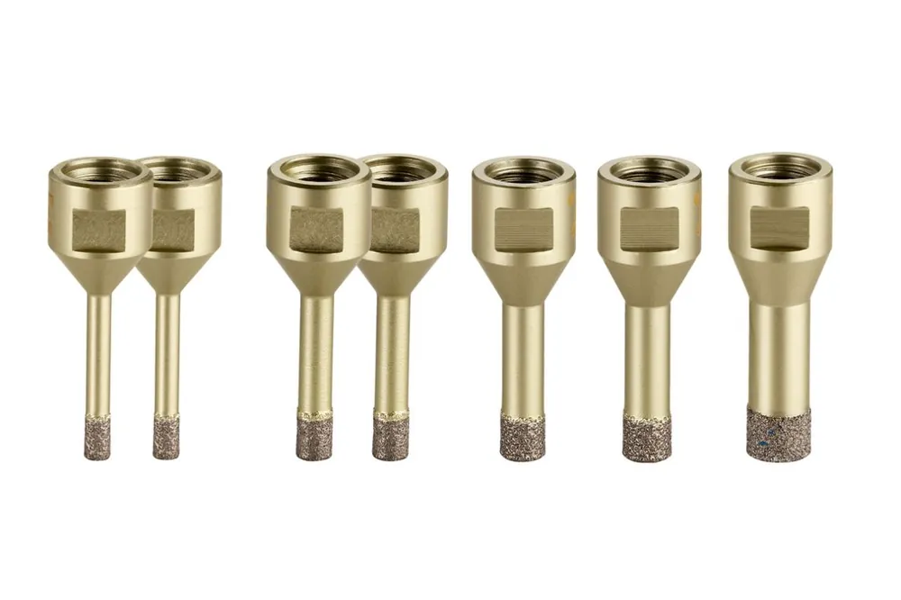 Metabo Accessoires 628321000 Jeu de couronnes diamantées pour carrelage "Dry" (7 pièces)