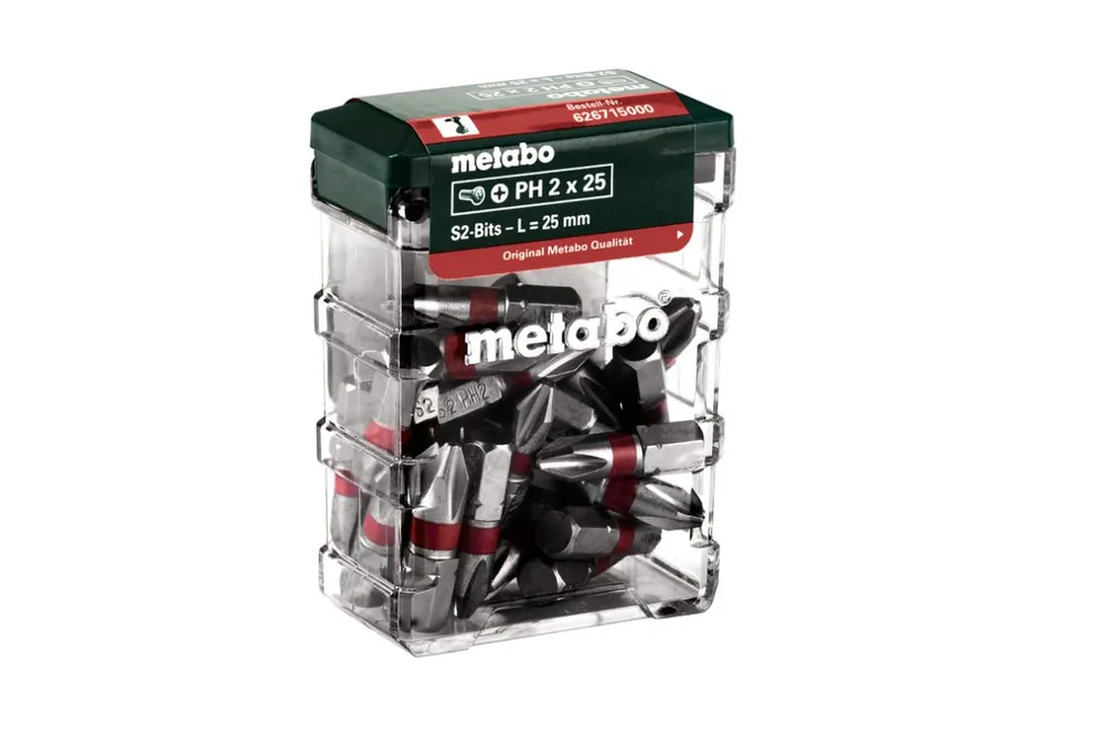 Metabo Accessoires 626715000 Boîte à bits PH2, "SP" (25 pcs)