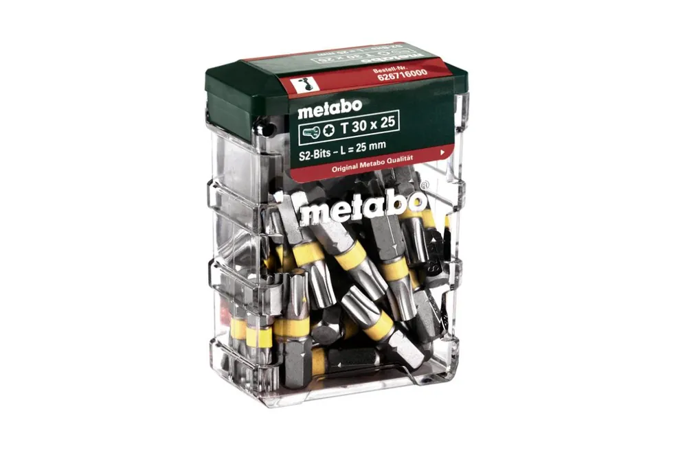 Metabo Accessoires 626716000 Boîte à bits T30, "SP" (25 pcs)