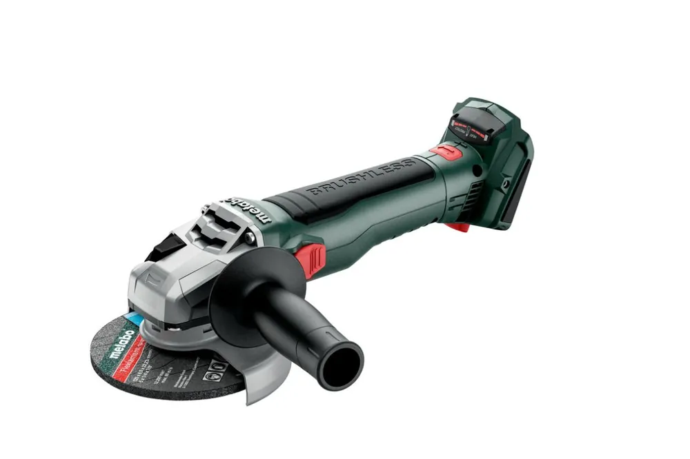 Metabo 613052850 W 18 LT BL 11-125 body Accu grinder 18 Volt excl. batteries""s et chargeur
