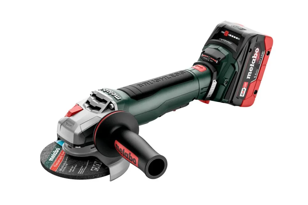 Metabo 613059660 WPB 18 LT BL 11-125 Quick Accu grinder 18 Volt 5.5 Ah Li-ion