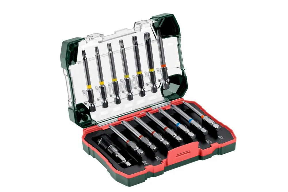 Metabo Accessoires 626718000 Boîte d‘embouts SP, 15 pièces - LONG