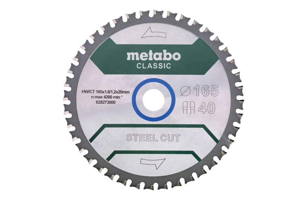 Metabo Accessoires 628684000 Lame de scie circulaire SteelCutSandwich panneaux Classic 190x30 Z48 /B