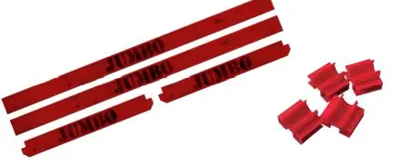 Little Jumbo 411610018 JUMBO Edgeboard set 185 cm incl. supports