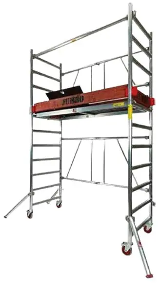 Little Jumbo 41601939 JUMBO Echafaudage pliant 180 + profilé pliant 100 - Complet