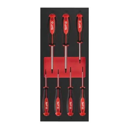 Milwaukee Accessoires 4932492391 Tournevis TX Set 1 (7 pièces) en mousse