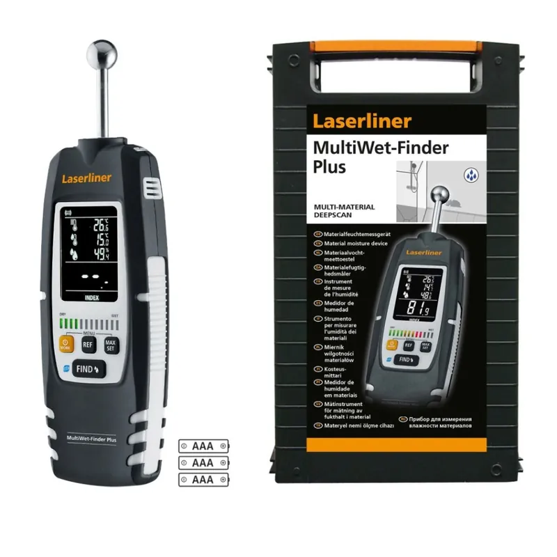 Laserliner 082.091A Analyseur d‘humidité des matériaux MultiWet-Finder Plus