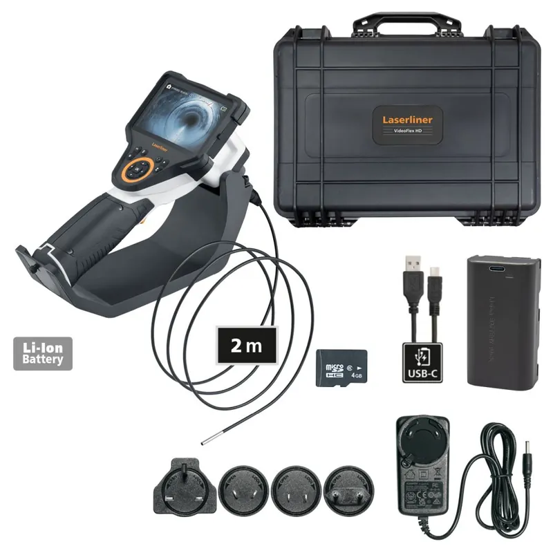 Laserliner 082.281A VideoFlex HD Micro Système d‘inspection vidéo professionnel