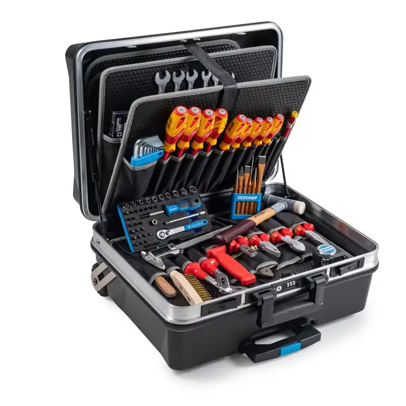 Gedore 8097610 S87 VDE -115.05/P-G Jeu d‘outils VDE de 87 pièces en B