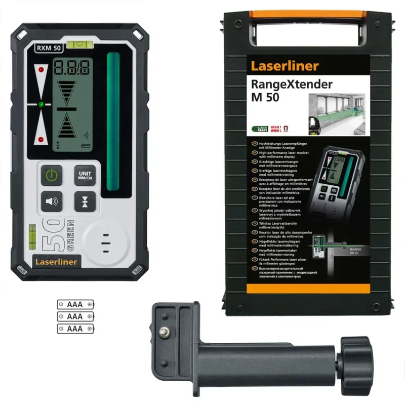 Laserliner 033.70A RangeXtender M 50 récepteur laser vert