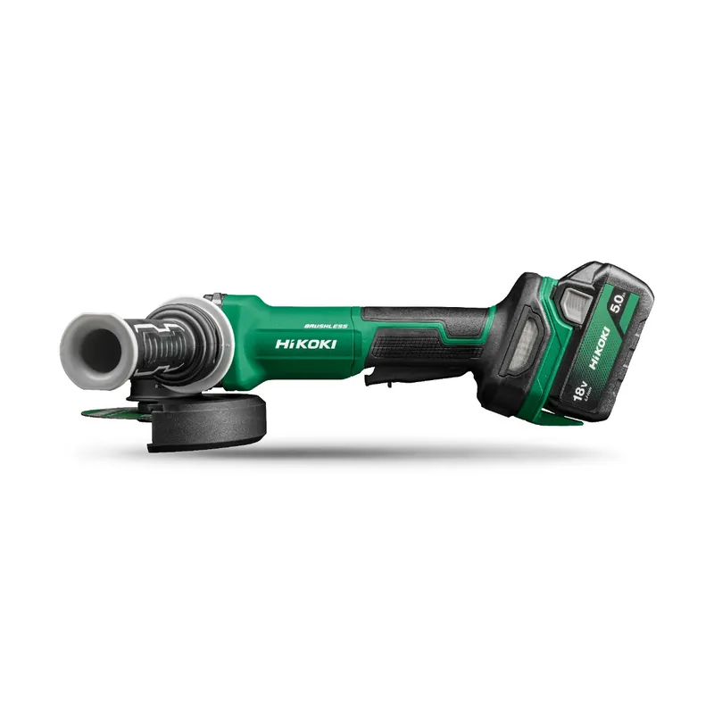 HIKOKI G1813DFWQZ Meuleuse d‘angle Multivolt Accu 125mm 18V 5.0Ah Li-Ion en coffret HSC II