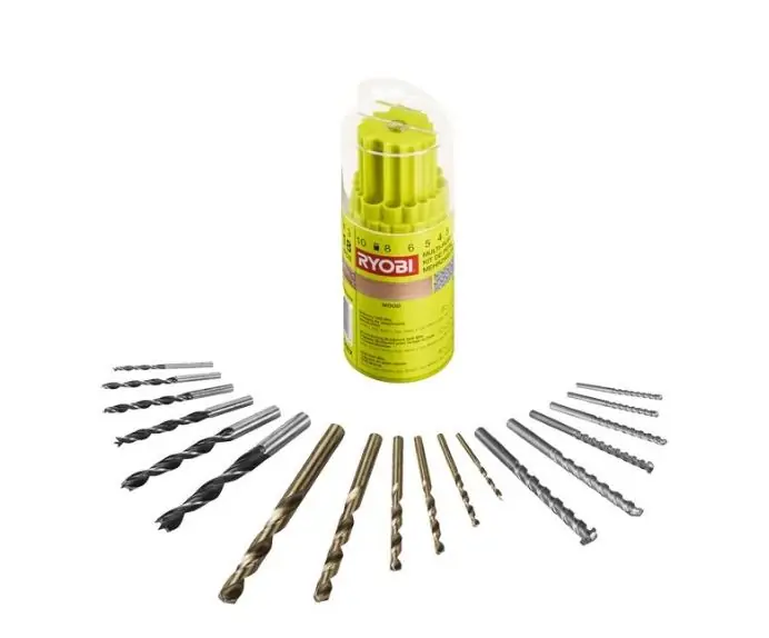 Ryobi Accessoires 5132004669 RAK18DMIX Jeu d‘embouts de perçage et de vissage multifonctions 18 pièces