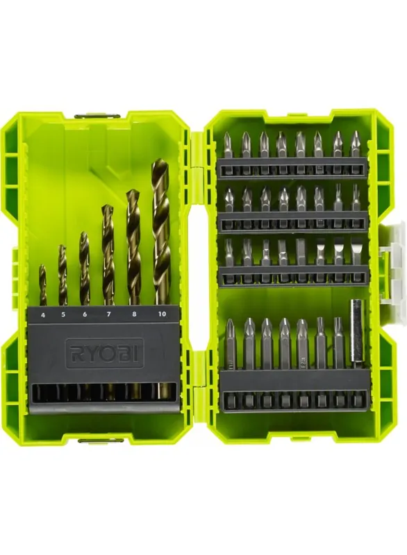 Ryobi Accessoires 5132003303 RAK38SDD Mèche en 38 parties