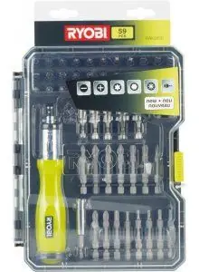 Ryobi 5132002251 RAK59SD Jeu de tournevis 59 pièces