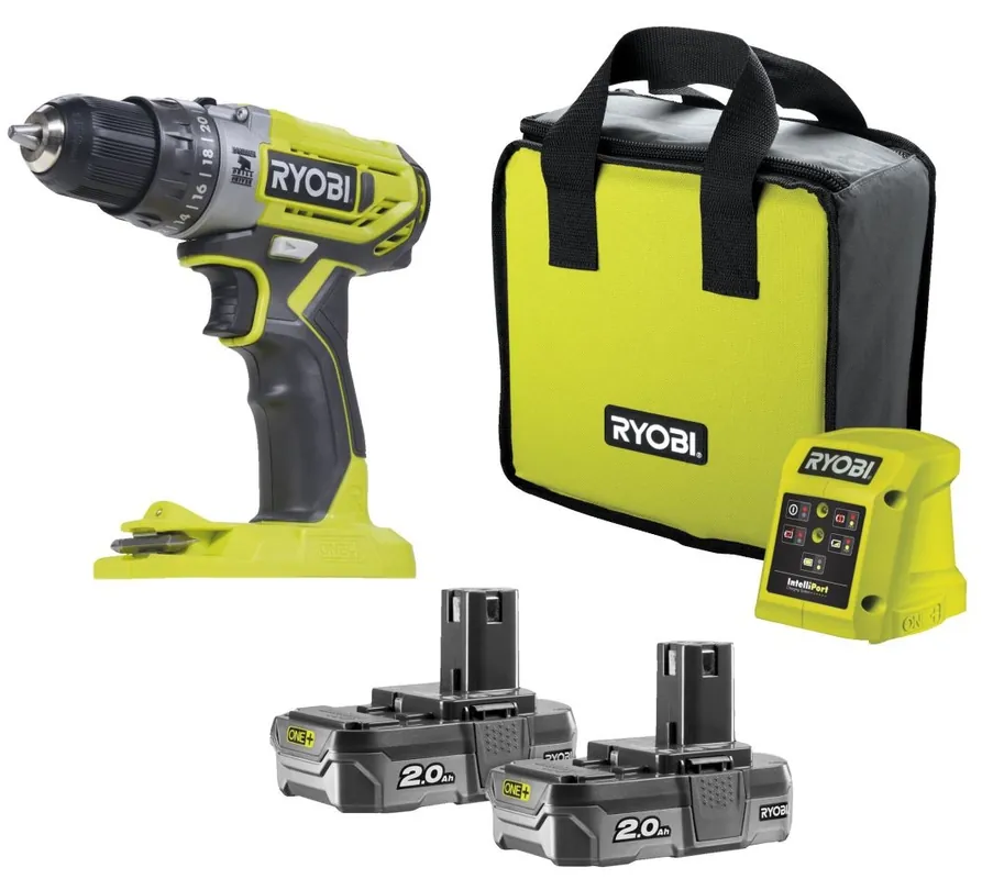 Ryobi 5133004459 R18PD2-220S Marteau perforateur sans fil 18V 2.0 Ah 40Nm