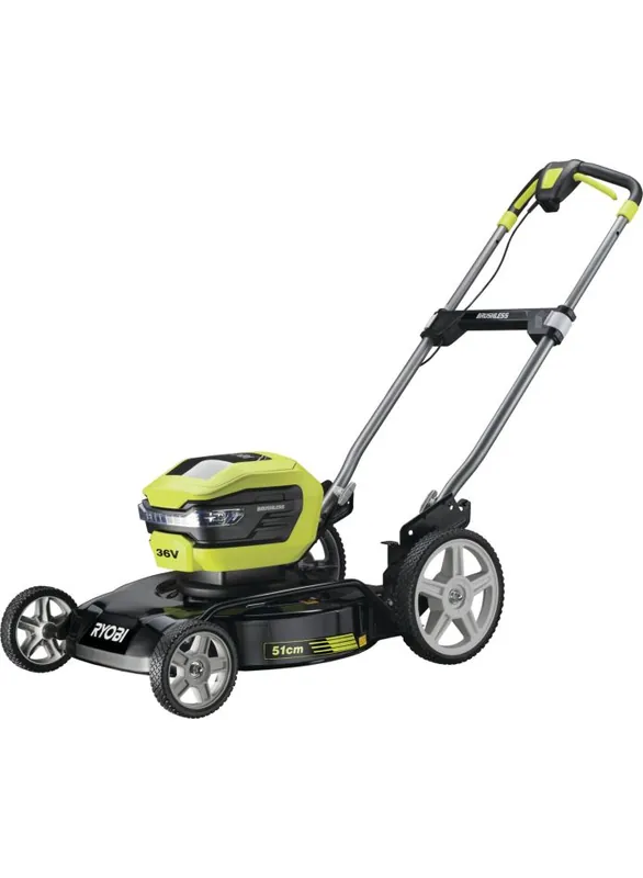 Ryobi 5133004591 RY36LMMX51A-140 36V Brushless 51cm Mulching Lawnmower + batterie 4.0 Ah + chargeur