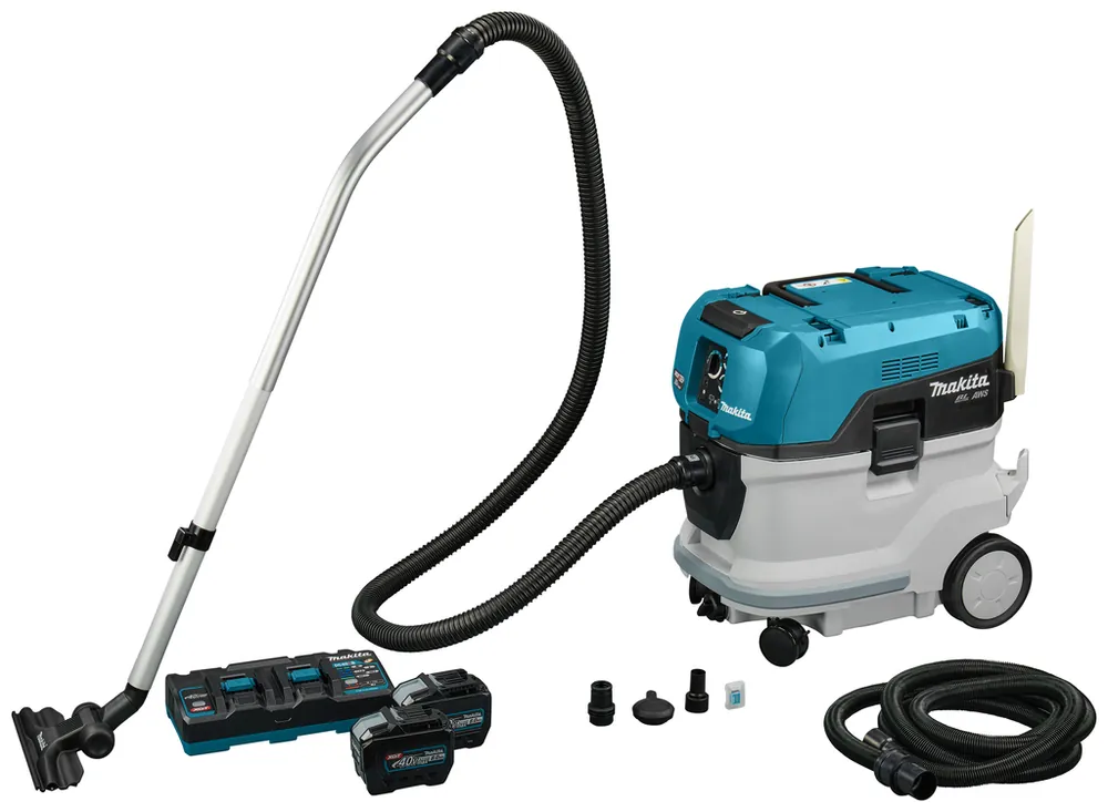 Makita VC006GML22 Aspirateur eau et poussière sans fil 2 x 40V Max 8.0Ah Li-Ion