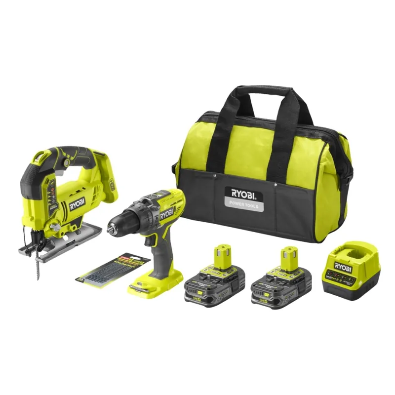 Ryobi 5133005295 RCK182B-225SA6 Kit combiné 18 volts 2,5 Ah Li-ion