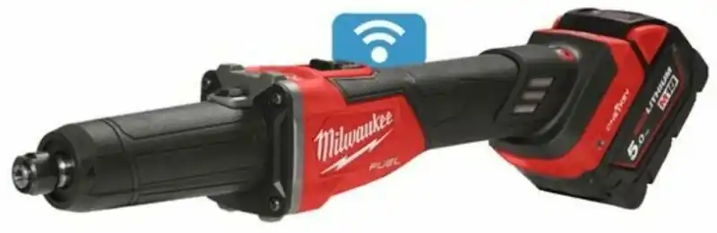 Milwaukee 4933480956 M18 FDGROVB-502X Meuleuse droite avec arrêt rapide 18V 5.0Ah en boîte HD
