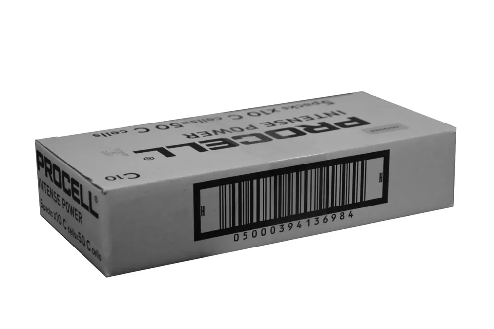 Duracell BDPI6LR61 Procell Pile alcaline intense 9V E-Block 6LR61 50 pièces