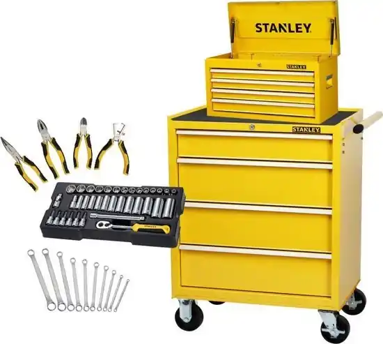 Stanley STMT77667-1 Chariot à outils rempli d‘outils