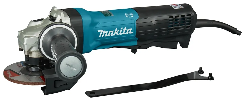 Makita GA5093X01 230V Meuleuse d‘angle 125 mm 1900 watts avec interrupteur de sécurité
