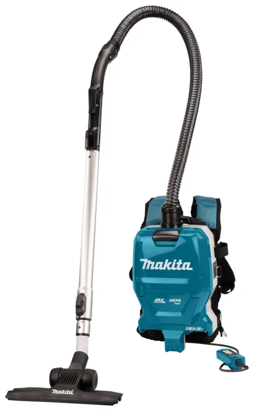Makita DVC261ZX22 Aspirateur dorsal 2x18V sans batterie ni chargeur avec kit d‘aspiration 4 pièces pour le marché du nettoyage