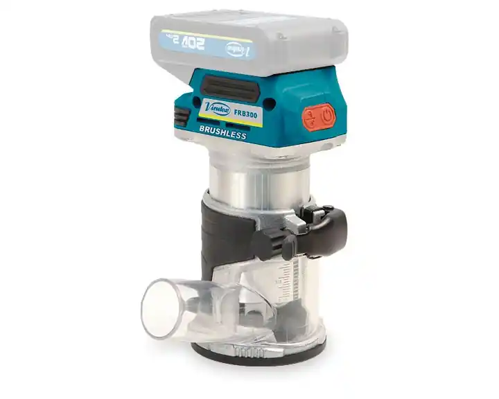Virutex 3000100 FRB300 Affleureuse sans fil 20V hors batteries et chargeur
