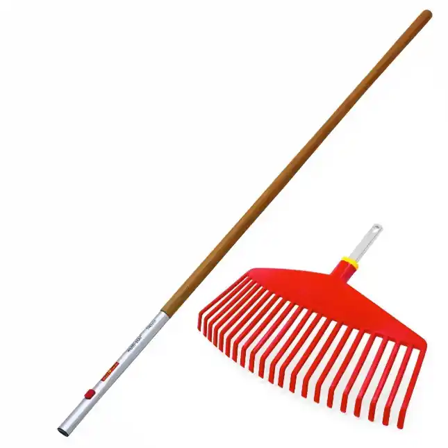 wolfgarten 71AAO003650 Set Multi-Star Râteau à feuilles + manche