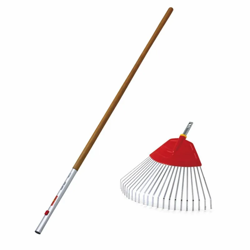 wolfgarten 71AAO005650 Set Multi-Star Râteau à gazon + manche