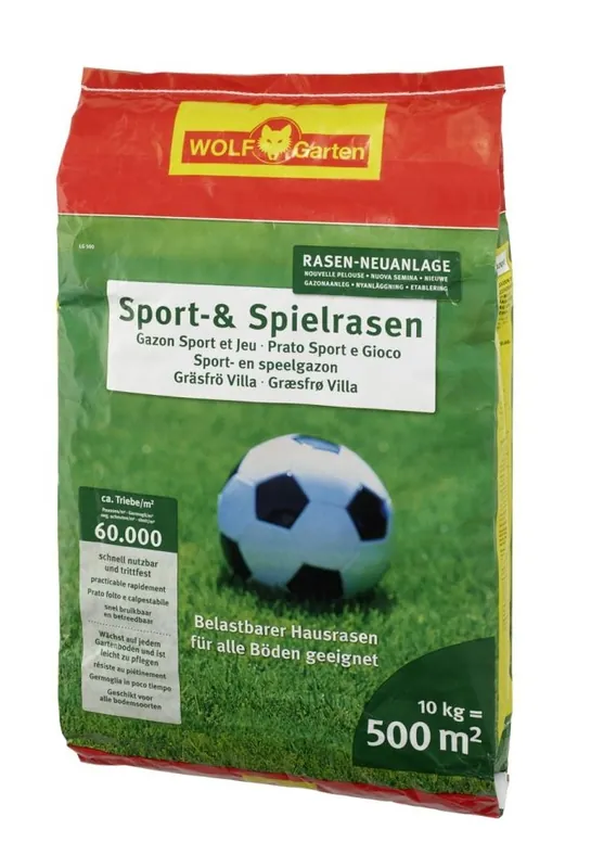wolfgarten 3825041 LG 500 Graines de gazon Sport