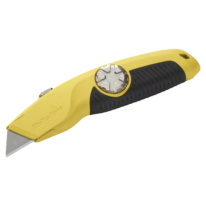 Hultafors HU388030 Couteau à rallonge Bouton rotatif USRA - jaune