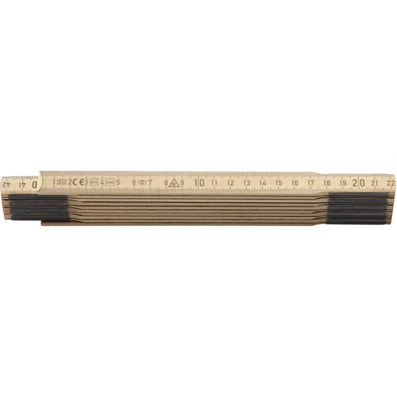 Hultafors HU106010 Règle pliante P600 2m - couleur bois