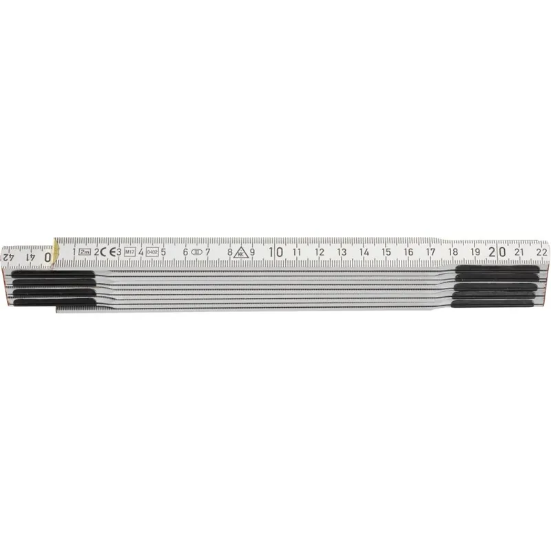 Hultafors HU106710 Règle pliante P600 2m - blanc
