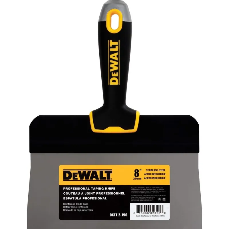 DeWalt Accessoires 2-190 Couteau à sparterie lame haute acier inoxydable lame épaisse manche souple 204 mm