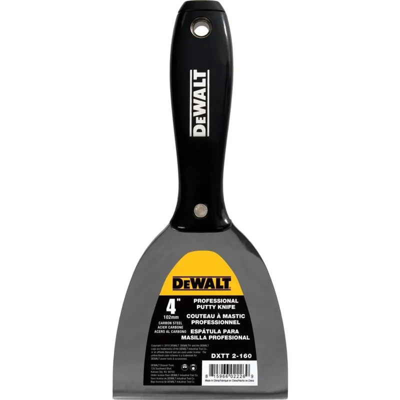 DeWalt Accessoires 2-160 Couteau à remplir acier carbone manche plastique noir 102 mm