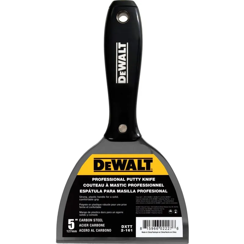 DeWalt Accessoires 2-161 Couteau à remplir acier carbone manche plastique noir 127 mm