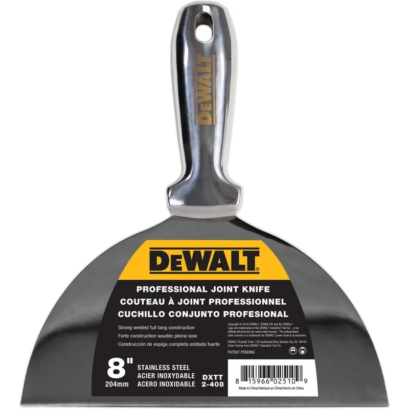 DeWalt Accessoires 2-408 Couteau de remplissage acier inoxydable forgé 204 mm