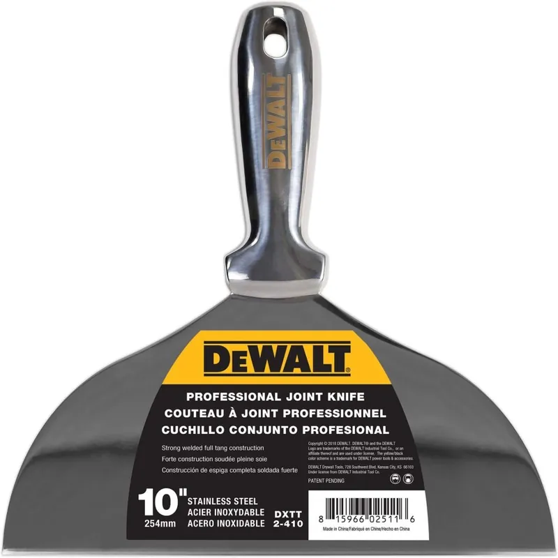 DeWalt Accessoires 2-410 Couteau de remplissage acier inoxydable forgé 254 mm