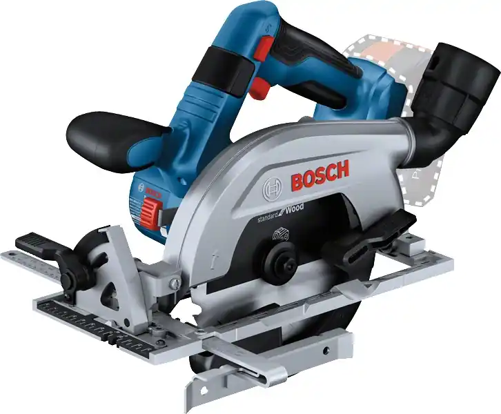 Bosch Bleu 06016C1100 GKS18V-57-2 L Scie circulaire 18 volts sans batteries ni chargeur